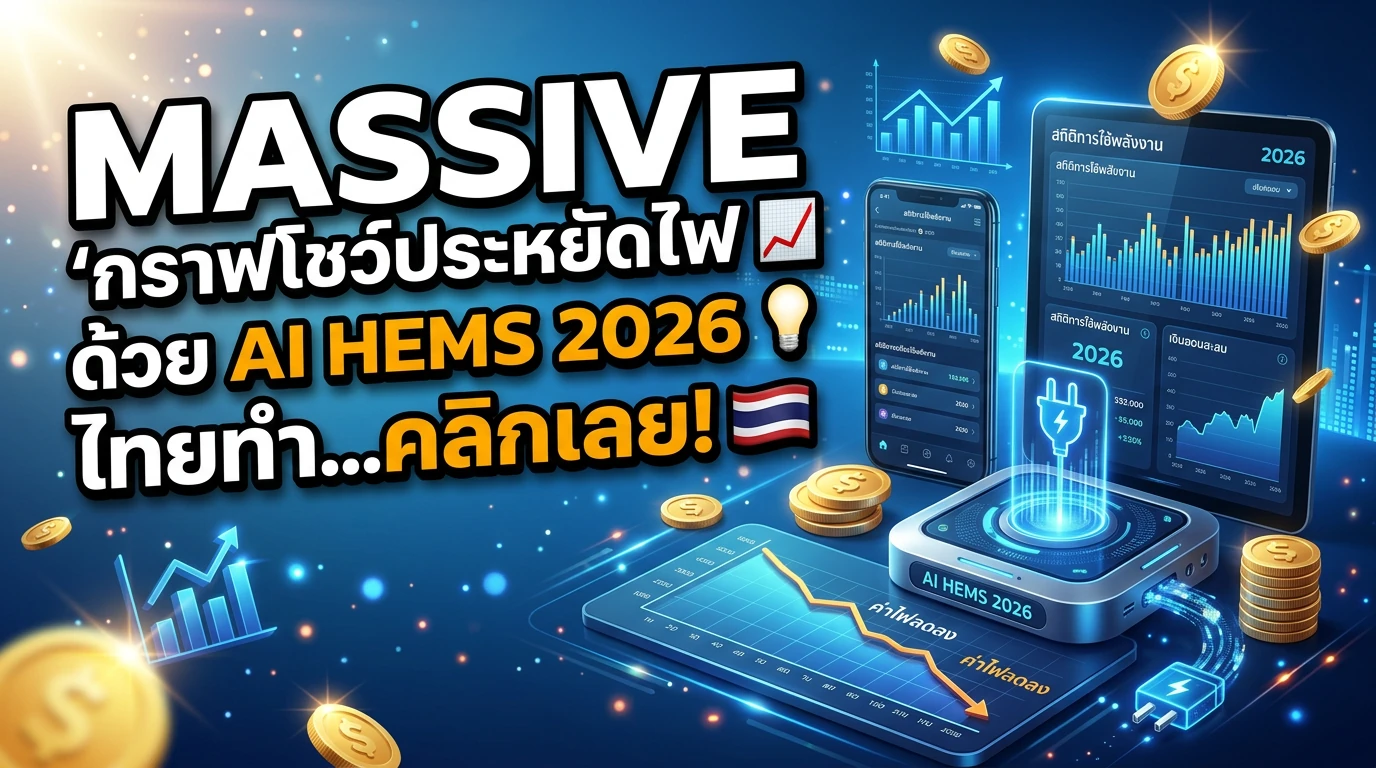 Graph of electricity savings with AI HEMS 2026