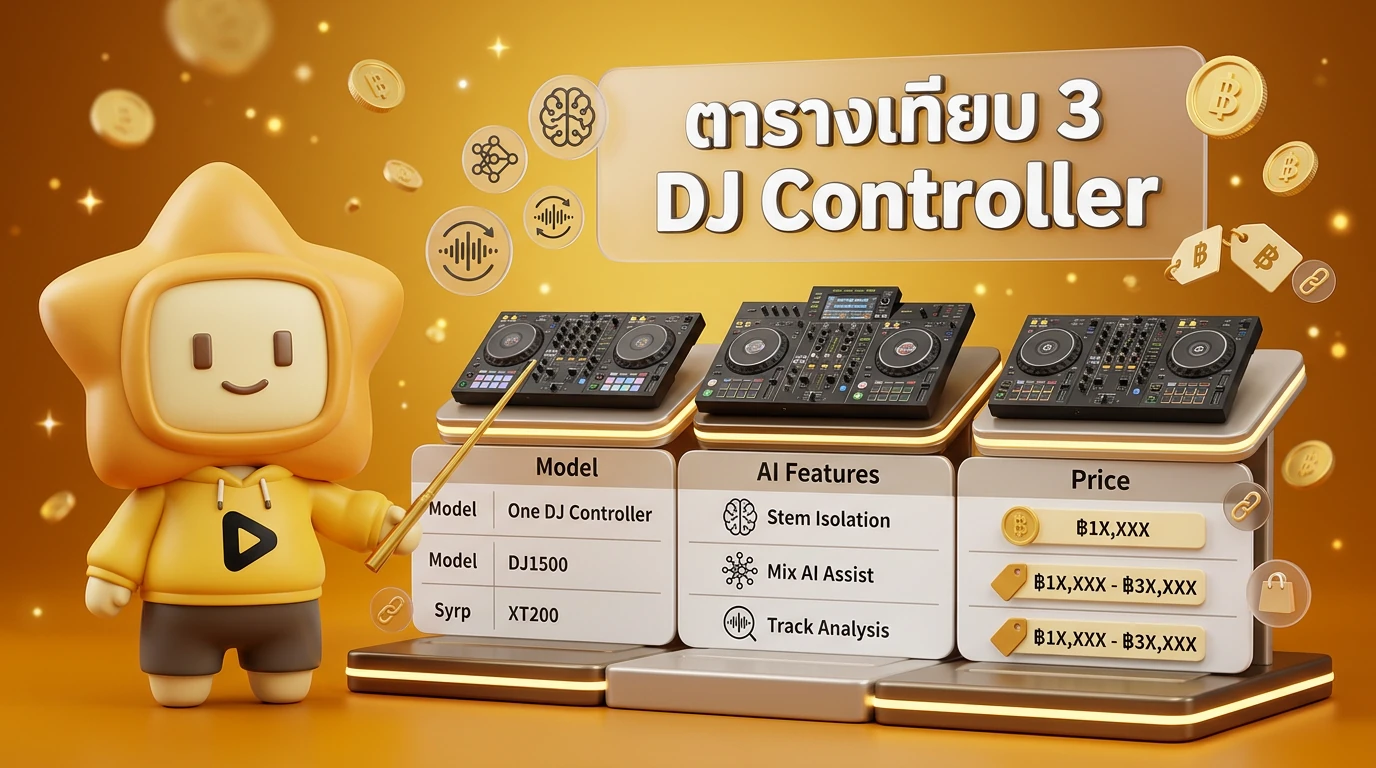 Comparison table 3 DJ Controllers 2026