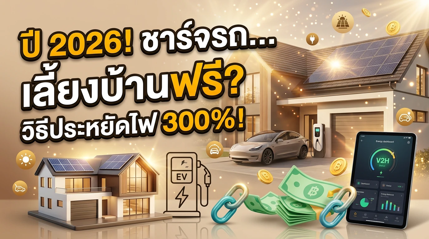 Solar Rooftop and EV V2H charging setup modern home