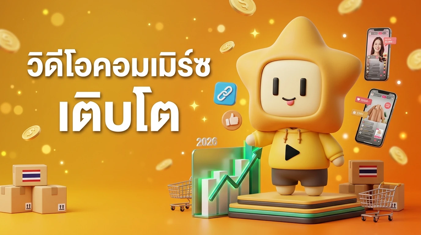 Infographic showing the growth of Video Commerce in Thailand 2026 vs previous years