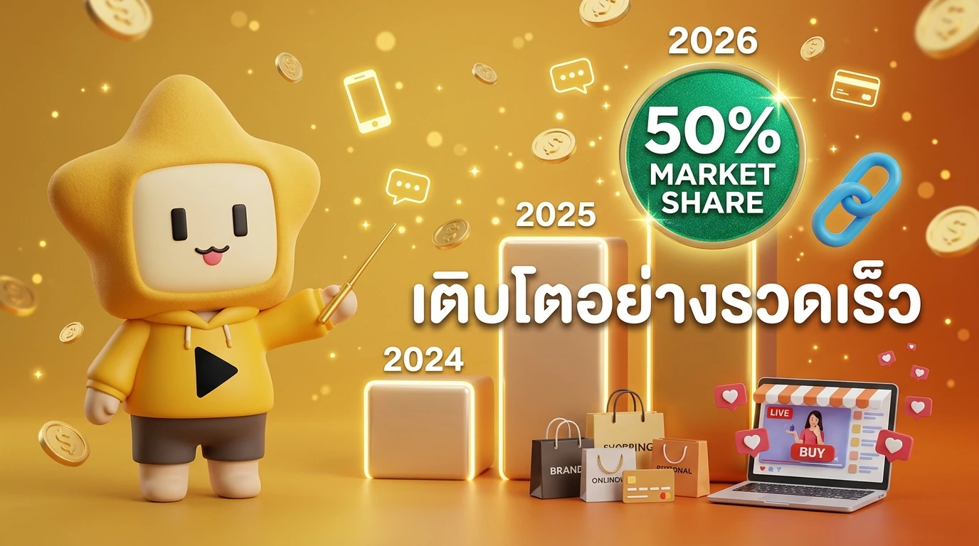 Infographic showing the growth of Social Commerce in Southeast Asia 2026 with 50 percent market share highlight