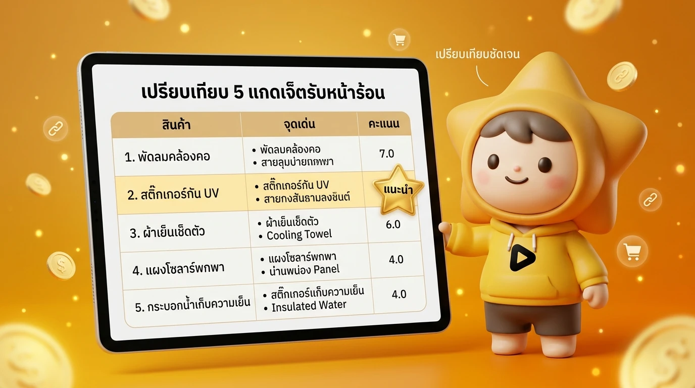 5 Summer Gadgets 2026 Comparison Chart