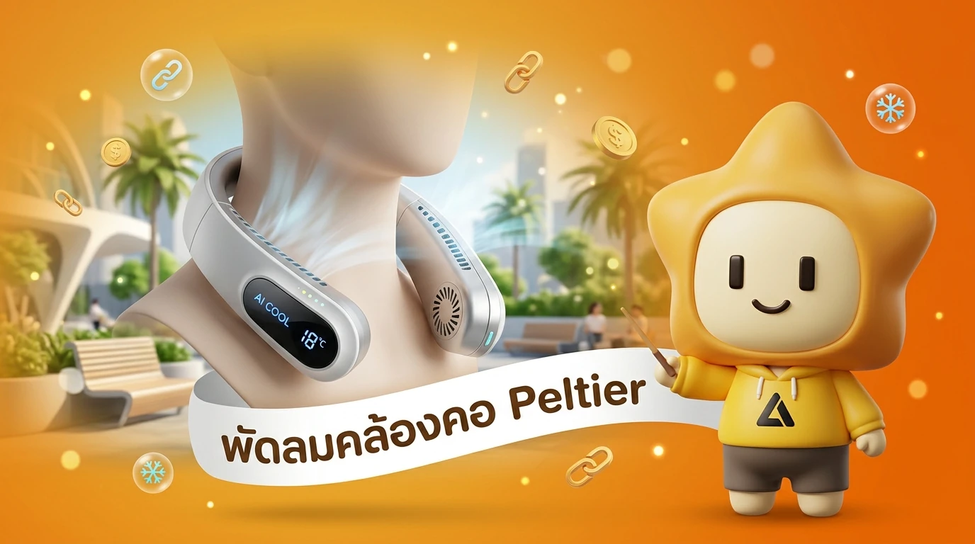 AI Peltier Neck Cooler Lifestyle
