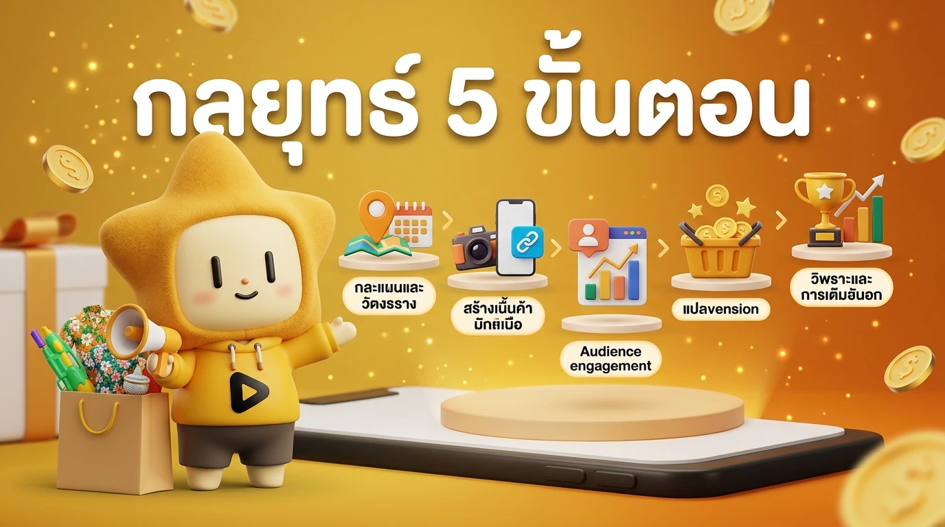 Step-by-step 5 stages of an effective affiliate marketing strategy for Songkran 2026