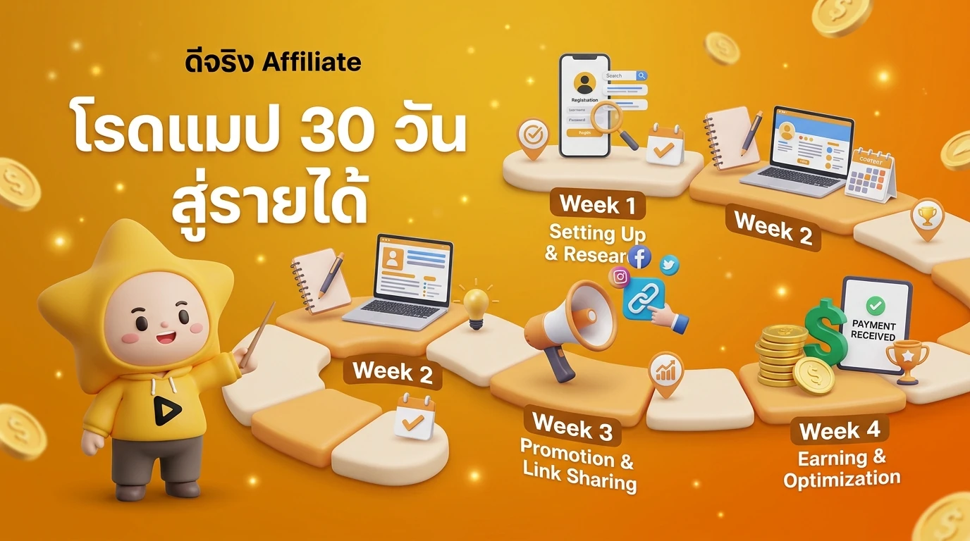 Infographic showing the 30-day roadmap divided into 4 weeks with key milestones for each week