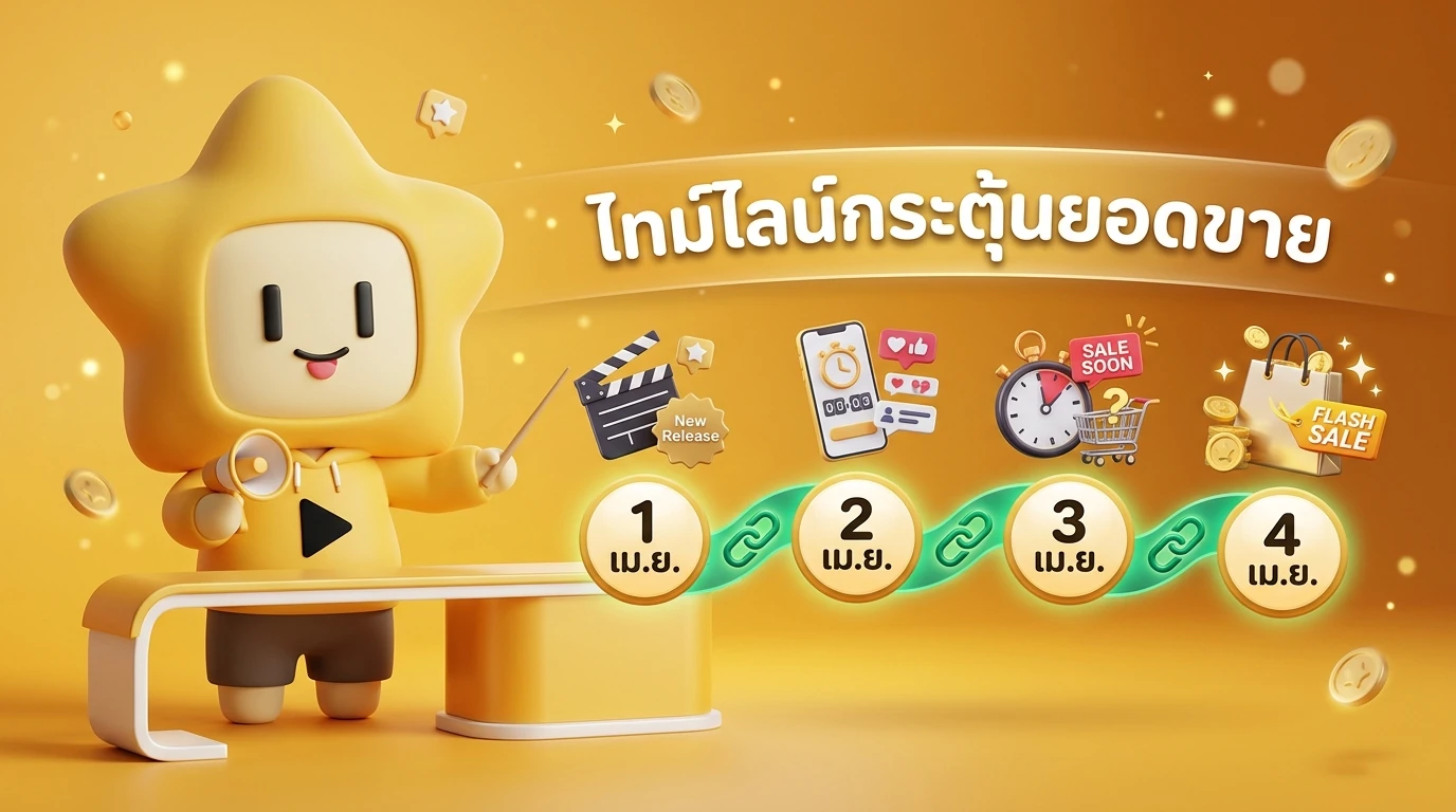 Visual timeline of "Teaser to Sale" strategy from April 1st to 4th