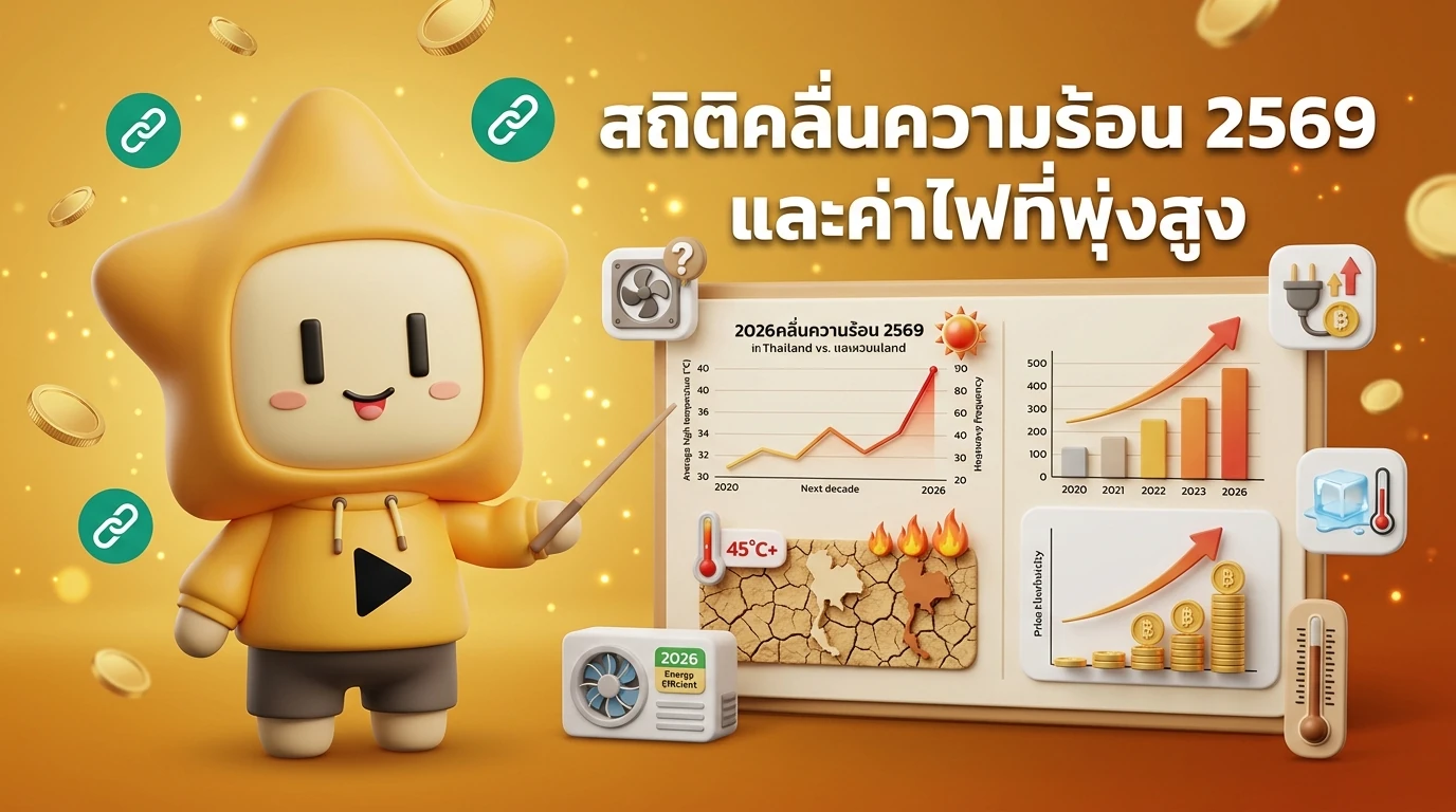 Infographic showing 2026 extreme heatwave statistics in Thailand