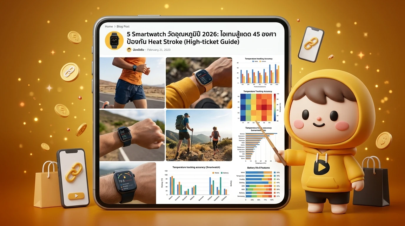 Mockup of a high-converting blog post review on a mobile screen showing a mix of lifestyle photos and data charts