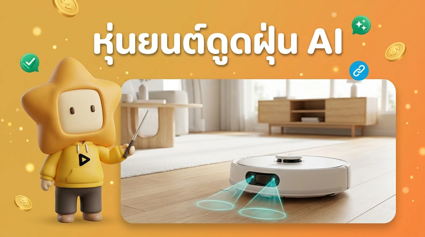 Narwal Freo Z Ultra in a minimalist living room, showing its dual-camera AI scanning the floor.