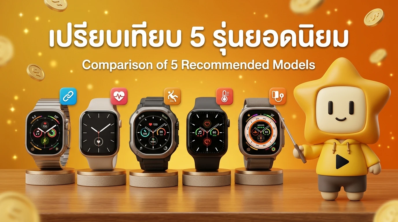 Comparison table showing the 5 recommended models with their key features side-by-side