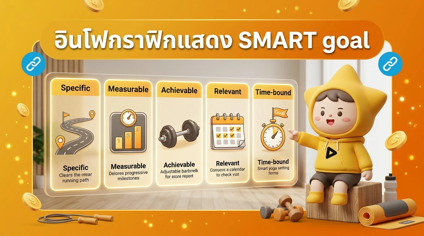 Infographic showing SMART goal setting principles tailored for fitness beginners in 2026.