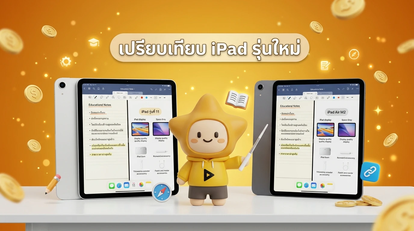 Comparison shot of iPad 11th Gen and iPad Air M2 side-by-side