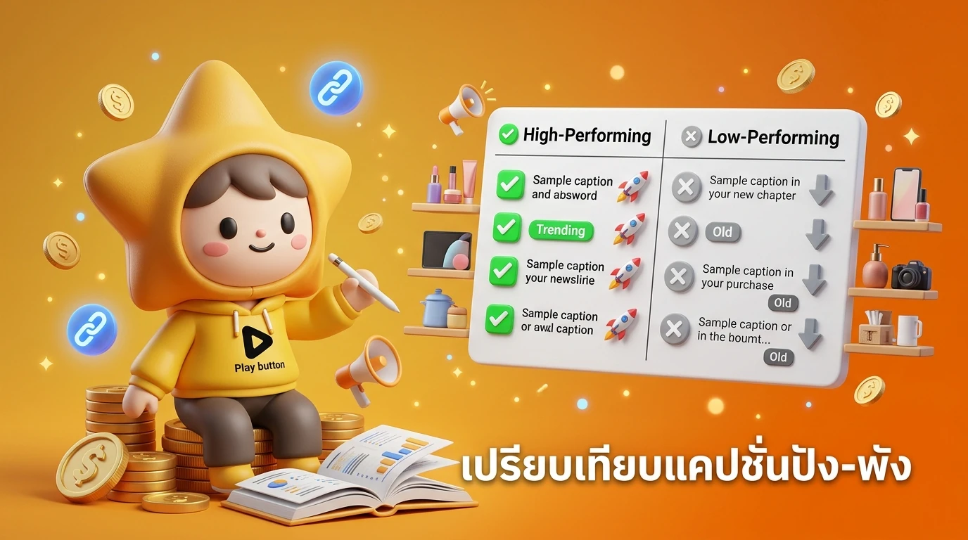 Comparison table showing high-performing vs low-performing captions for SSO in 2026