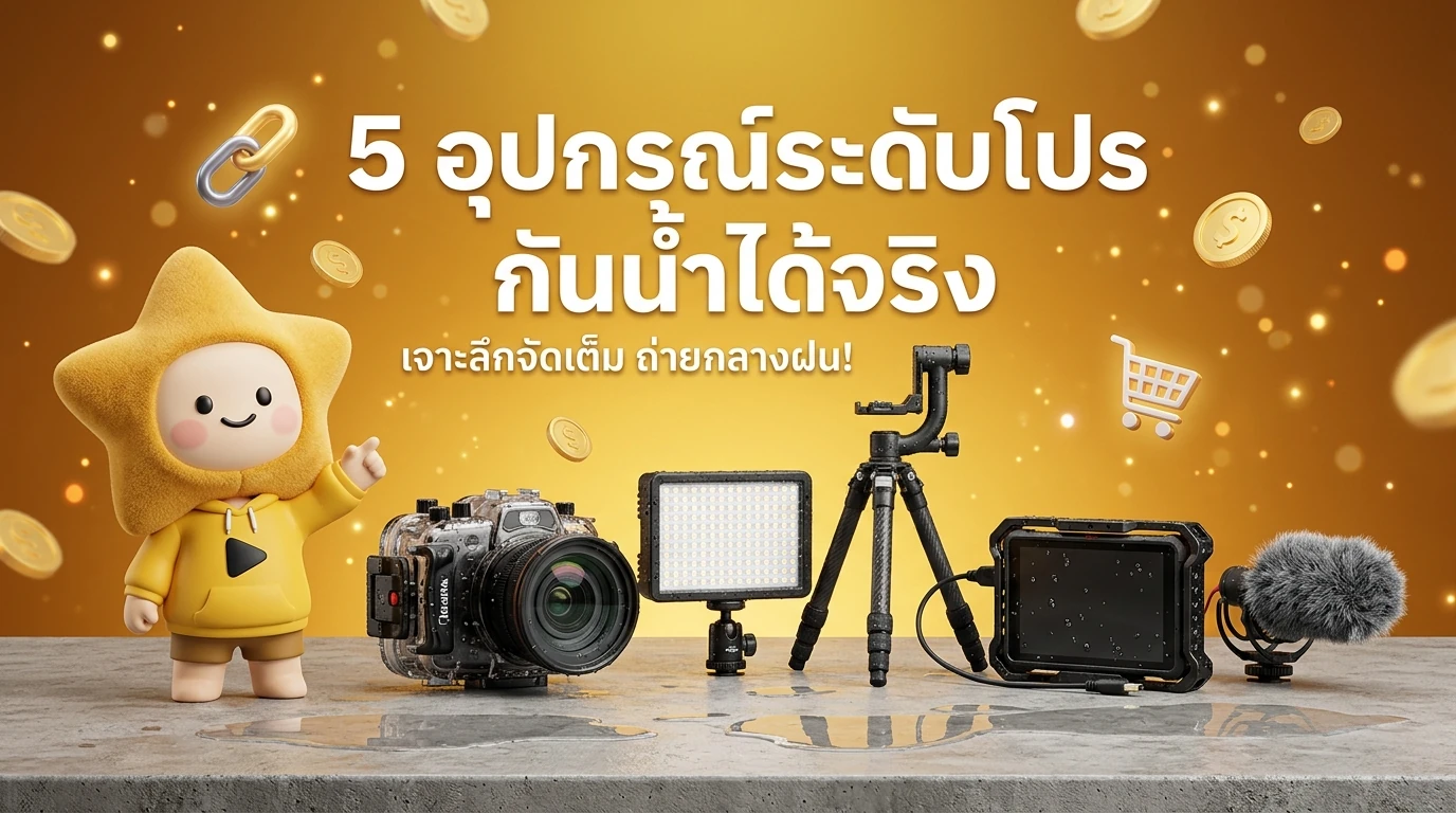 Detailed product lineup photo showing all 5 items arranged artistically with water droplets on them