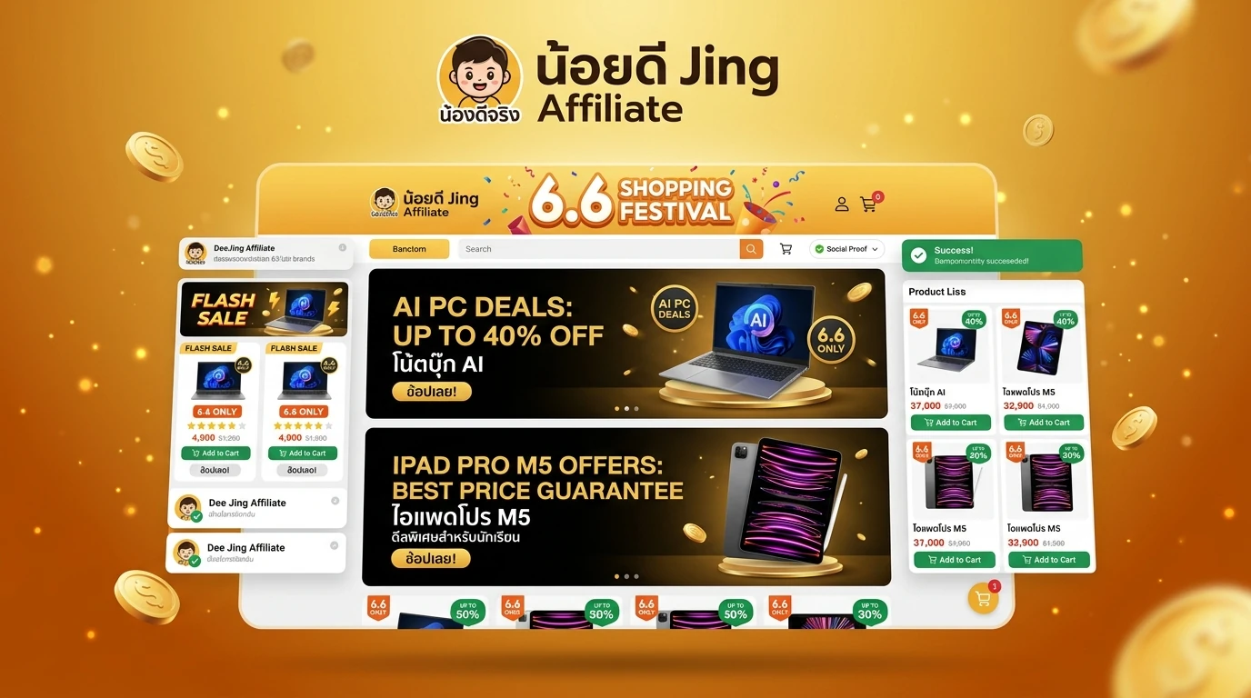 แชร์ไอเทมเปิดเทอม สร้างรายได้เสริมที่ ดีจริง Affiliate