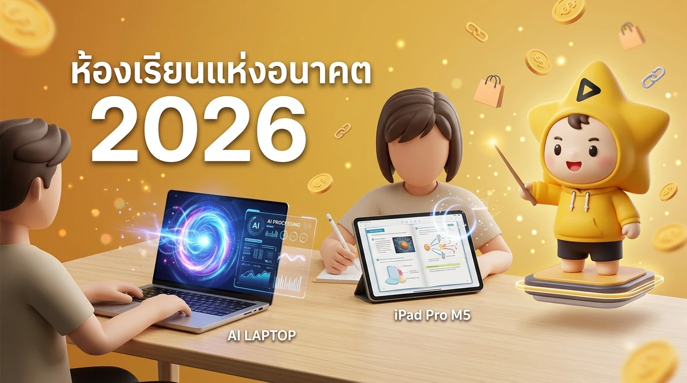 ห้องเรียนอัจฉริยะปี 2026 ที่เต็มไปด้วย AI