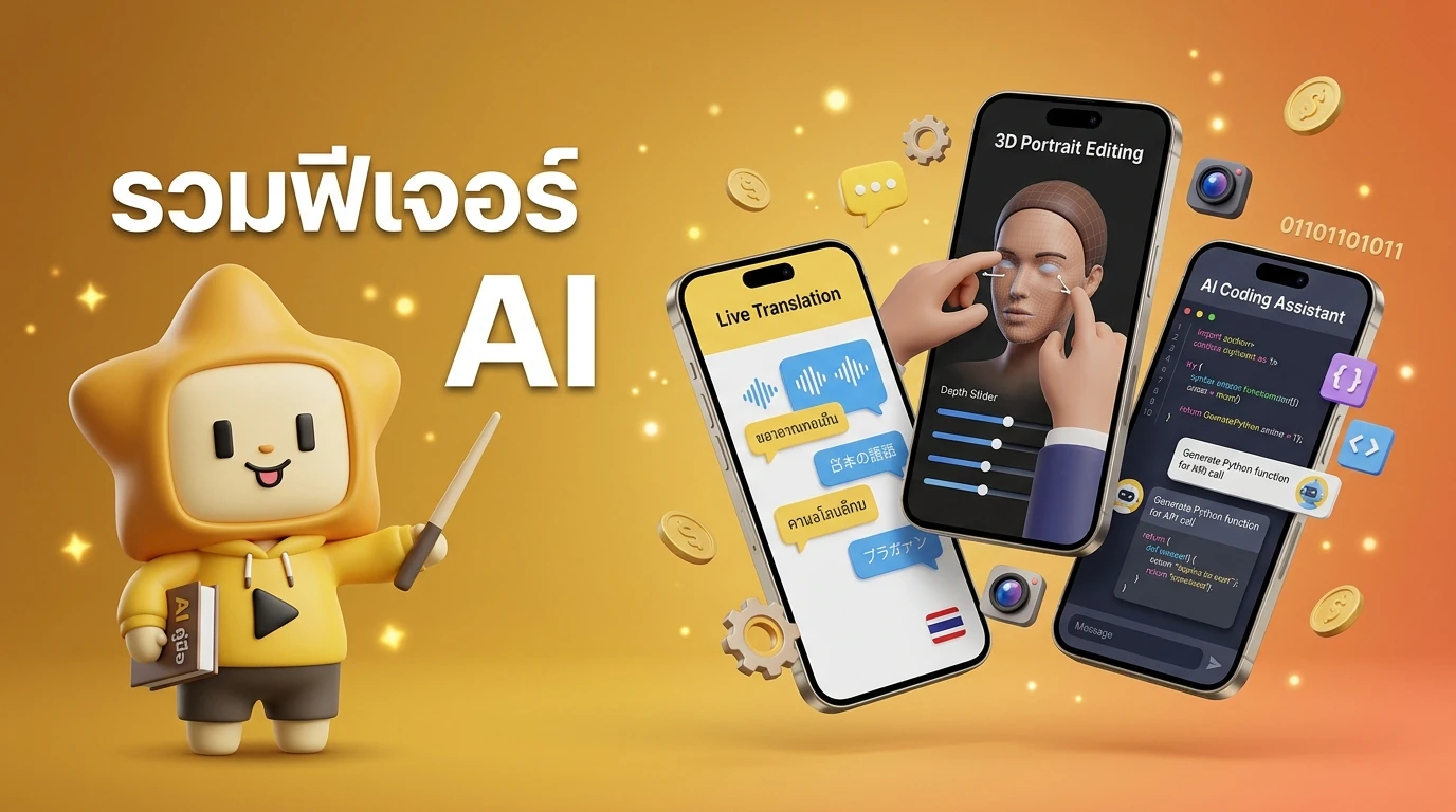 A high-tech 2026 smartphone collage showing various AI features