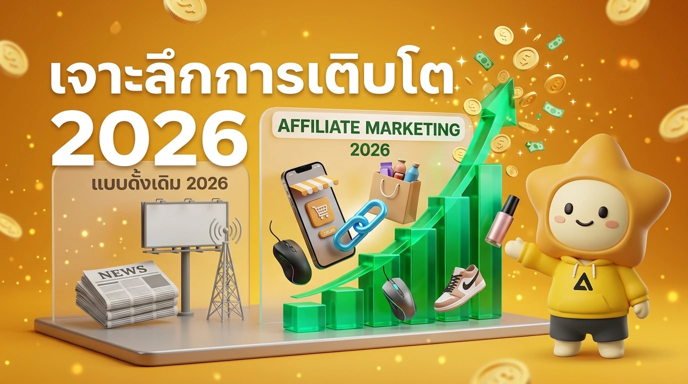 Infographic showing the growth of Affiliate Marketing in 2026 compared to traditional advertising